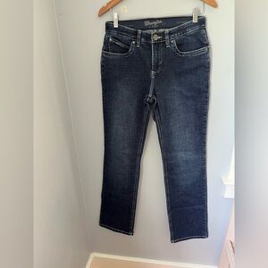 Wrangler Blue Straight Leg Jeans Timeless Design‎